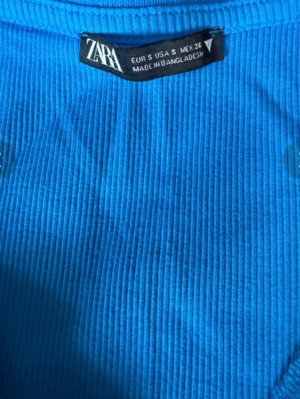 Zara Longsleeve Collared Crop Top - Picture 2 of 2